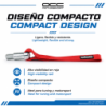 Cinta de remolque roja con tornillo para JDM | OCC Sport