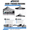 CARPA RACING 3X3M ACERO INOX NEGRO