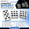 Kit de pedales coche manual 3 piezas universal | OCC Sport