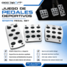 Kit de pedales coche manual 3 piezas universal | OCC Sport