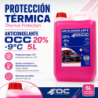 Anticongelante rosa 20% -9ºC 5 litros | OCC Sport