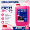 Anticongelante rosa 20% -9ºC 5 litros | OCC Sport