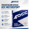 Volante plano piel de nappa brazos negros | OCC Sport