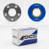 SEPARADORES OCCMOTORSPORT D. CENT. ANCHO: 15MM PCD: 5X110 CB.H: 65.1 CB.W: 65.1 BOLTS M12X1.5 CONICM14X1.5 CONIC