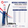 ESCOBILLAS SPARCO BLADE FRAMELESS CARBON 23CM