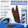 Protector de lluvia negro