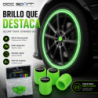 TAPONES VALVULA LED VERDE