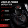 Black aluminium gear lever knob | OCC Motorsport