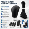 Pomo palanca de cambios color negro piel | OCC Sport