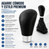 Gear knob black leather| OCC Motorsport