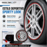 Black alloy wheel rim protectors 6 metres | OCC Sport