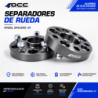 SEPARADORES OCCMOTORSPORT D. CENT.D. FIJA. ANCHO: 16MM PCD: 5X1085X108 CB.H: 63.3 CB.W: 63.3 NUTS M12X1.5