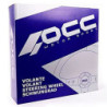 Volante desplazado piel vuelta brazos carbon look | OCC Sport