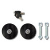 Kit cierre capot llave negro/plata carbono | OCC Sport