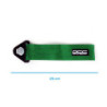 Cinta de remolque de nylon verde | OCC Sport