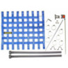 WINDOW NET SIZE II INCL. MOUNTING SUITABLE MATERIALS BLUE SCHROTH
