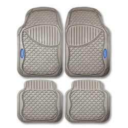 ALFOMBRA GOMA BEIGE 4 PIEZAS GOODYEAR CS4