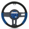 SPC BLUE/BLACK STEERING WHEEL COVER CS5