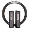 FUNDA VOLANTE+ALMOHADILLA N/GR SPARCO NEGRO/GRIS CS10
