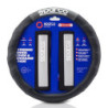 FUNDA VOLANTE+ALMOHADILLA N/GR SPARCO NEGRO/GRIS CS10