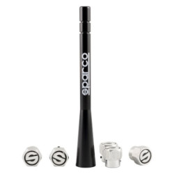 ANTENA SPARCO Y 5 VALVULAS DE ALUMINIO CS6