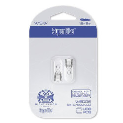 W5W 2,1x9,5 D 12V 2PCS CS12 SUPERLITE