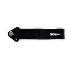 Cinta de remolque de nylon negra | OCC Sport