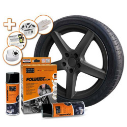 GOMA LIQUIDA SET, NEGRA MATE 2 X 400 ML