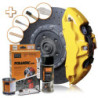 PINTURA PINZA FRENO SET, SPEED AMARILLO 3 COMPONENTES