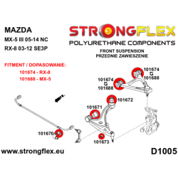 101672A DELANTERO INFERIOR BRAZO TRASERO SILENTBLOCK SPORT