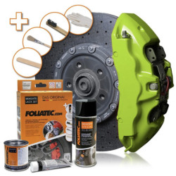 PINTURA PINZA FRENO SET, TOXIC VERDE 3 COMPONENTES