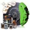 BRAKE CALIPER PAINT SET NEON GREEN 4 COMPONENTS