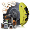 BRAKE CALIPER PAINT SET NEON YELLOW 4 COMPONENTS