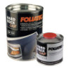 HARD ROCK LINER SET, NEGRA PINTURA 2,5 L, HARDENER 0,5 L