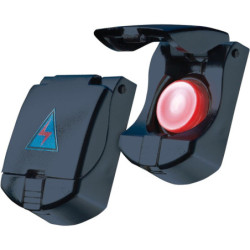 ENGINE STARTER LOCK LINE, NEGRA 1 PIECE