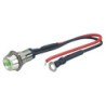 LED CONTROL LIGHT CHROME, POWER VERDE 1 PIECE, DIAM.  10 MM