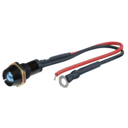 LED CONTROL LIGHTS BLACK, ICE AZUL 1 PIECE, DIAM.  10 MM