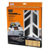 CARDESIGN ADHESIVE SHADES MATT BLACK 77 X 9 CM 2 PIECES