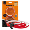 PIN STRIPING RIM DESIGN INCL. MOUNTING AID, ROJO L  8,6 M (4 X 2,15 M), W  6 MM