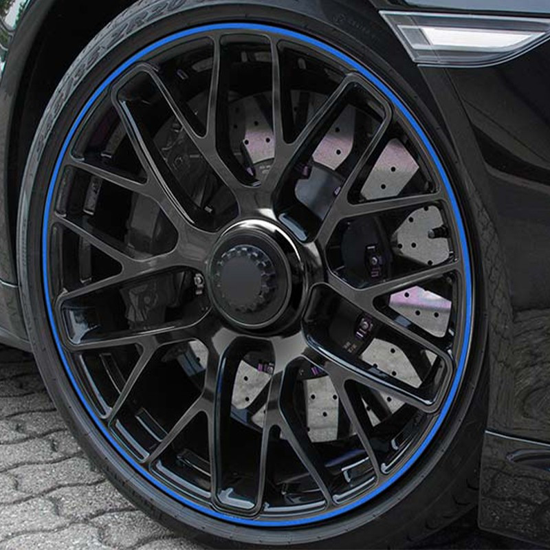PIN STRIPING RIM DESIGN INCL. MOUNTING AID, GT AZUL L  8,6 M (4 X 2,15 M), W  6 MM