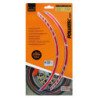 PIN STRIPING RACING ROJO 14 STRIPES A' 7 MM X 41 CM, INCLUDING SPACER