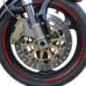 PIN STRIPING RACING ROJO 14 STRIPES A' 7 MM X 41 CM, INCLUDING SPACER
