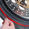 PIN STRIPING RACING ROJO 14 STRIPES A' 7 MM X 41 CM, INCLUDING SPACER