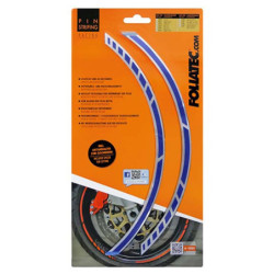 PIN STRIPING RACING BLUE 14 STRIPES A 7 MM X 41 CM INCLUDING SPACER