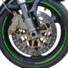 PIN STRIPING RACING NEON VERDE 14 STRIPES A' 7 MM X 41 CM, INCLUDING SPACER