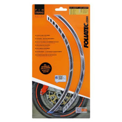 PIN STRIPING RACING CARBON STRUCTURED 14 STRIPES A 7 MM X 41 CM INCLUDING SPACER