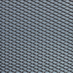 ALU RACE GRILLE, MEDIUM-MESHED, NEGRA 1 PIECE, 20 X 120 CM
