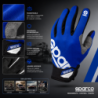 Guantes Sparco Meca 3 talla M azul | OCC Sport