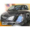 SKODA FABIA II 5D FAIRINGS (REAR DEFLECTORS AS A SET) COMBI 2008-2015
