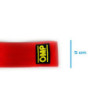 STAINLESS STEEL TOW HOOK INTERNAL DIAMETER 100 MM RED MATERIAL FABRIC